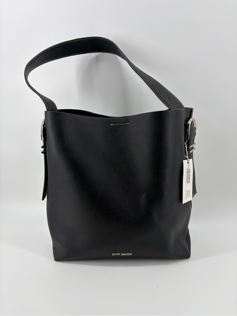 Steve Madden Bucket Bag, NWT, Large Shoulder Bag, Black